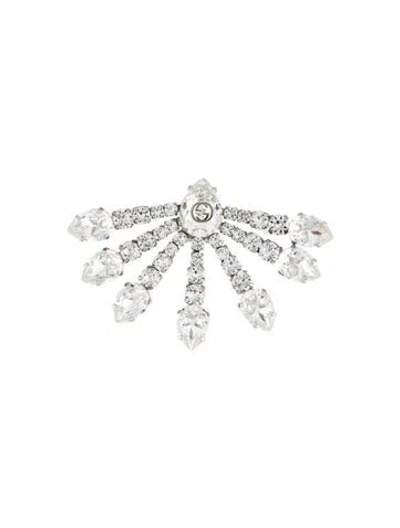 Pre-owned Gucci Crystal Interlocking G Single Earring In Multi