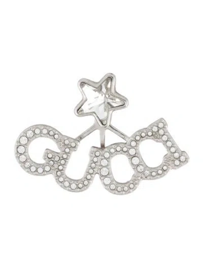 Pre-owned Gucci Crystal Star Single Earrings In Multicolor