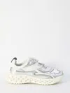 Gucci Two-tone Mesh And Rubber Cub3d Sneakers In Silver