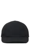 Gucci Cotton Baseball Cap Curved Brim Design In Blue