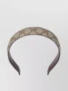 Gucci Curved Hairband For Stylish Look In Brown