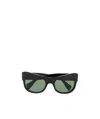 Gucci Curved Rectangle-frame Sunglasses In Green