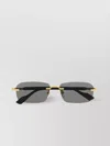 Gucci Curved Tips Frameless Sunglasses In Neutral
