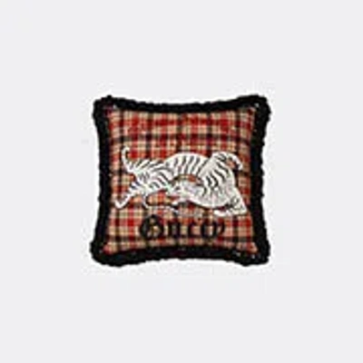 Gucci Cushions Beige In Beige,red,multicolour