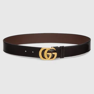 Gucci Cut Gg Marmont Belt In Black