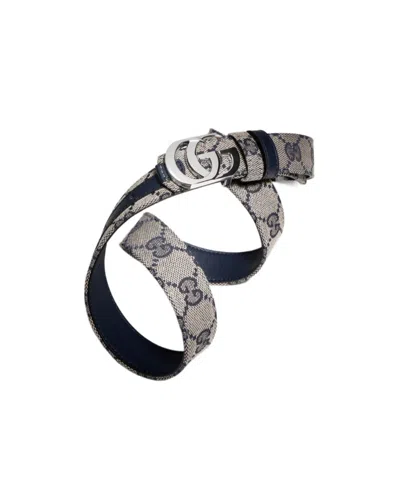Gucci Cut Gg Marmont Reversible Belt In Multi