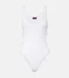 Gucci Sparkling Stretch Jersey Swimsuit