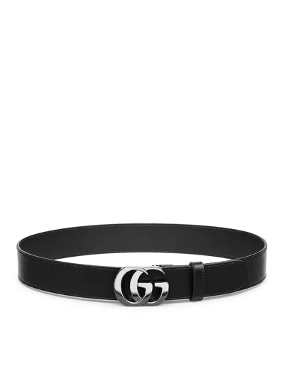 Gucci Cut-to-size Gg Marmont Belt In Black