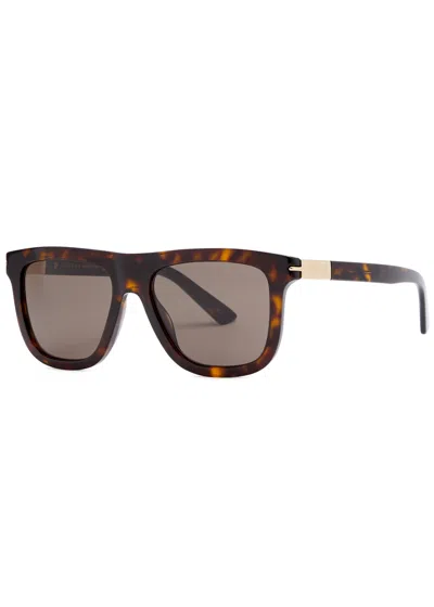 Gucci D-frame Sunglasses In Brown