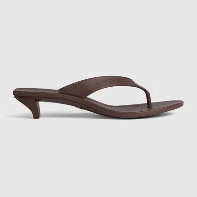 Gucci Damen 'vittoria' Zehensandale In Brown