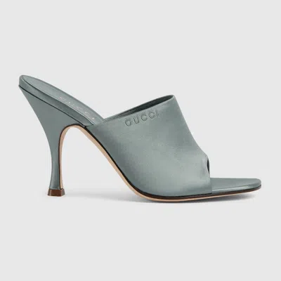 Gucci Women's Slide Sandal In Gray
