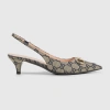 Gucci Damenpumps Mit Fersenriemchen Und Horsebit In Beige
