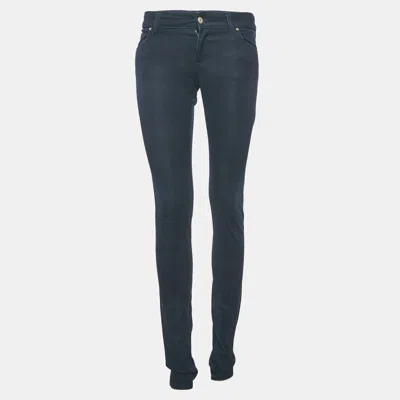 Pre-owned Gucci Dark Blue Denim Fuseaux Jeans M