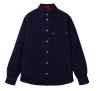 Gucci Blue Jacket With Classic Collar And Reversible Design In Cotton Man In Blue