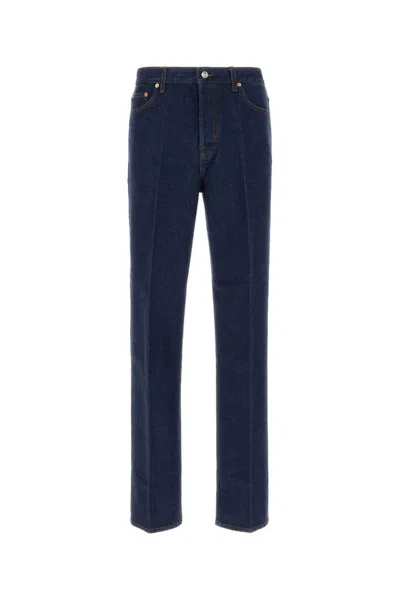 GUCCI MEN DARK BLUE DENIM JEANS, 32 LUXURY JEANS FOR MEN DARVEYS