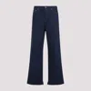 Gucci Mens Dark Blue Brand-embossed Mid-rise Straight-leg Jeans In Blue