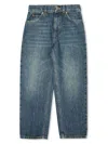 Gucci Kids Dark Wash Straight Jeans (4-12 Years) In Blue