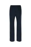 Gucci Embroidered Drawstring Pants In Blue