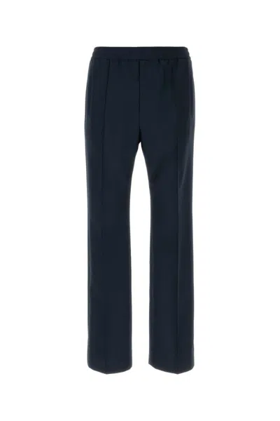 GUCCI MEN DARK BLUE ELASTICATED PANTS, 32 LUXURY PANTS FOR MEN DARVEYS