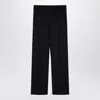 Gucci Polyester Gg Jacquard Pant With Web In Blue