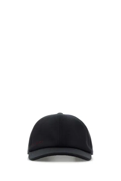 GUCCI MEN DARK BLUE LOGO BASEBALL HAT, M LUXURY HATS FOR MEN DARVEYS