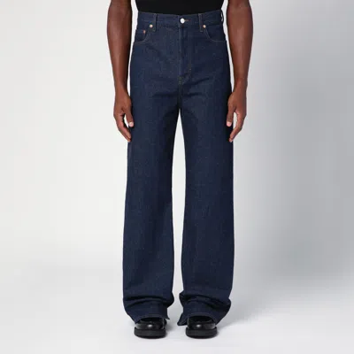 Gucci Dark Blue Wide Denim Jeans