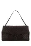 Gucci Dark Brown Gg Marmont Shoulder Bag In Brown