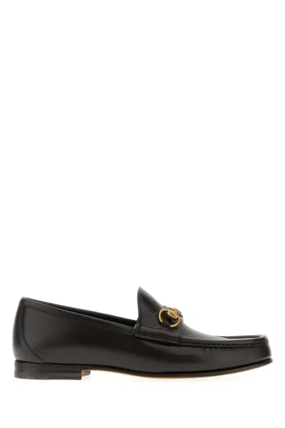 Gucci Dark Brown Leather Horsebit 1953 Loafers