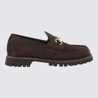 Gucci Dark Brown Leather Loafers