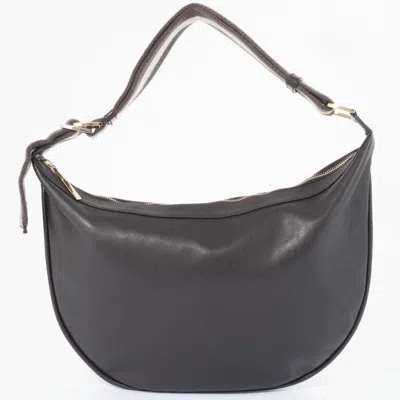Pre-owned Gucci Dark Brown Leather Shoulder Bag ()