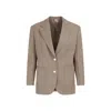 GUCCI DARK CAMEL WOOL JACKET