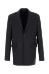 Gucci Graphite Blazer Single-breasted Notched Lapel In Black