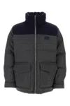 Gucci Dark Grey Wool Blend Down Jacket