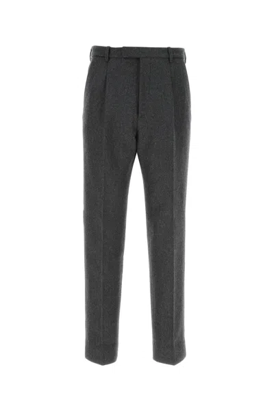 GUCCI DARK GREY WOOL BLEND PANT