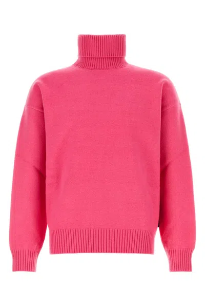 Gucci Dark Pink Stretch Wool Blend Sweater