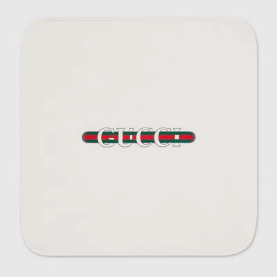 Gucci Babies' Decke Aus Baumwolle Mit Print In Multi