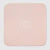 Gucci Cotton Blanket With Web In Pink