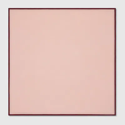 Gucci Babies' Decke Aus Wolle Mit Web In Pink