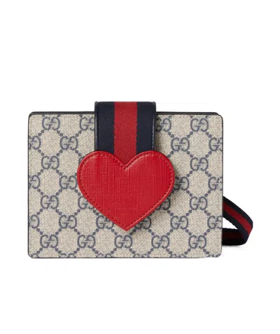 Gucci Decoration Love Gg Handbag In Gray