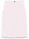 Gucci Delavé Midi Skirt In Pink