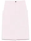 Gucci Delavé Midi Skirt In Pink