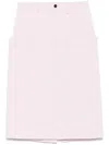 Gucci Delavé Midi Skirt In Pink