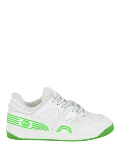 Pre-owned Gucci Demetra Gg Low (women's) Sneakers In White