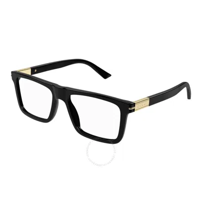 Gucci Demo Browline Men's Eyeglasses Gg1504o 005 56 In Black