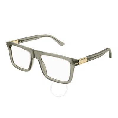 Gucci Demo Browline Men's Eyeglasses Gg1504o 008 56 In Green