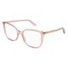 Gucci Demo Cat Eye Ladies Eyeglasses Gg0026o 013 53
