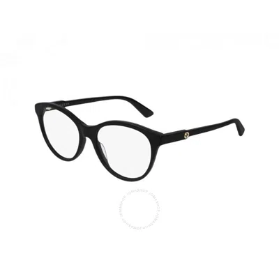 Gucci Demo Cat Eye Ladies Eyeglasses Gg0486o 001 54 In Black