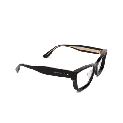 Gucci Demo Cat Eye Ladies Eyeglasses Gg1533oa 001 52 In Black