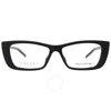 Gucci Demo Cat Eye Ladies Eyeglasses Gg1682o 001 53