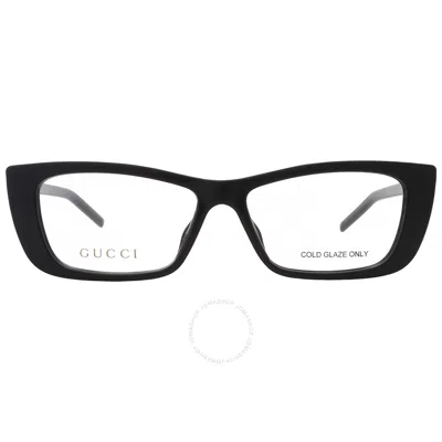 Gucci Demo Cat Eye Ladies Eyeglasses Gg1682o 001 53 In Black